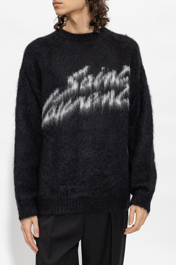 Sweater with logo Saint Laurent - SchaferandweinerShops Sweater with logo Saint Laurent - SchaferandweinerShops